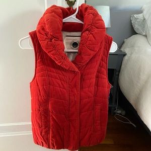 Anthropologie cute red vest